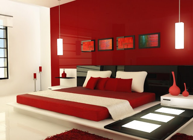 Red Bedroom Decorating Ideas