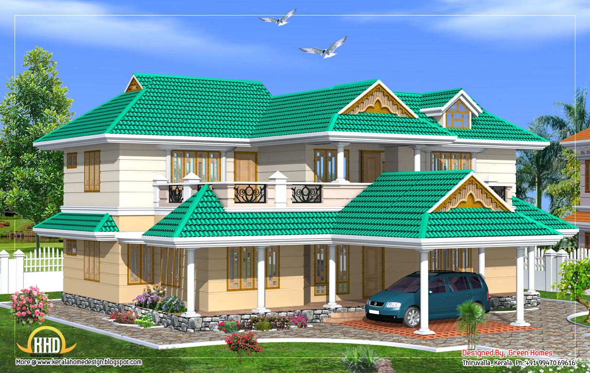 Duplex house elevation - 250 square meters (2700 Sq. Ft.) - February  title=