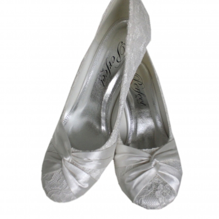 Ballet Flat Wedding Shoes With