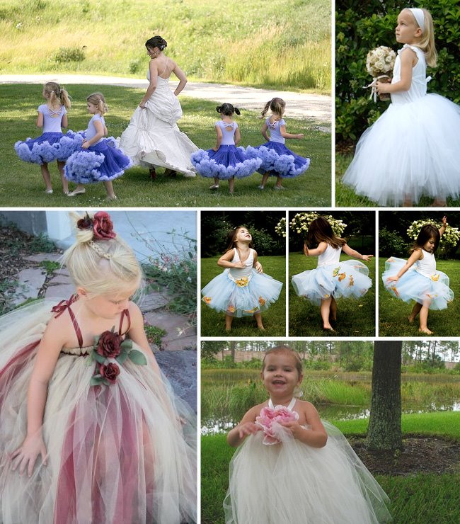 Flower Girls in Tutu's