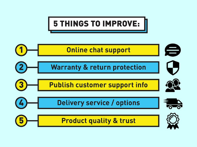 5 things to improve for online merchants
