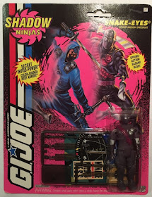 1994 Shadow Ninja Snake Eyes, Carded, MOC