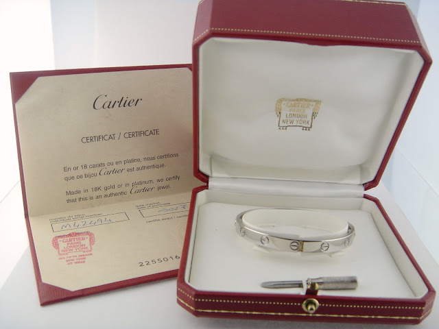 ... jewelry is also a symbol of chastity. Cartier love jewelry collection