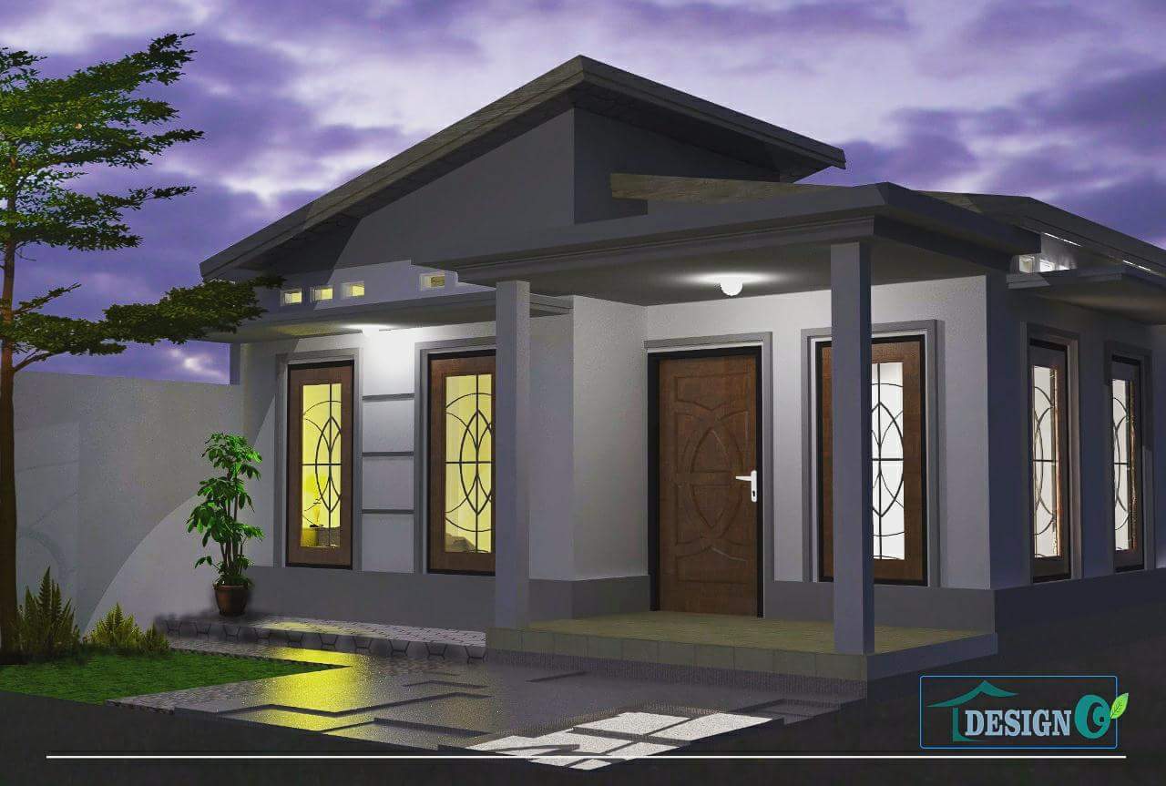 Contoh Desain Rumah 3 Dimensi Simple Dan Elegan Jasa Desain Rumah