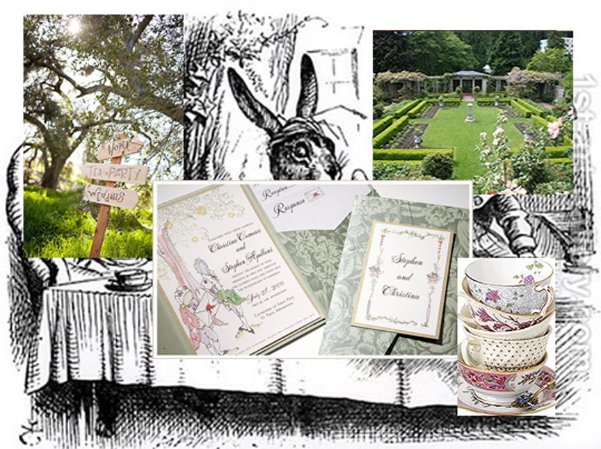 Alice in Wonderland Inspired Wedding