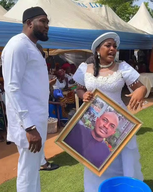 Nollywood Stars Rally Around Nuella Njubigbo at Her Father's Funeral