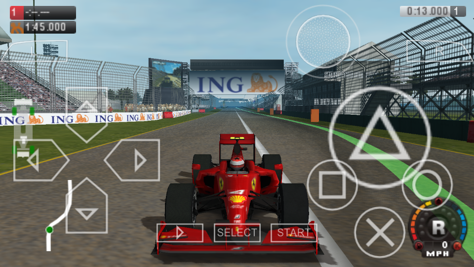 تحميل لعبة سباق سيارات الفورميلا ون PSP مضغوطة باحترافية
