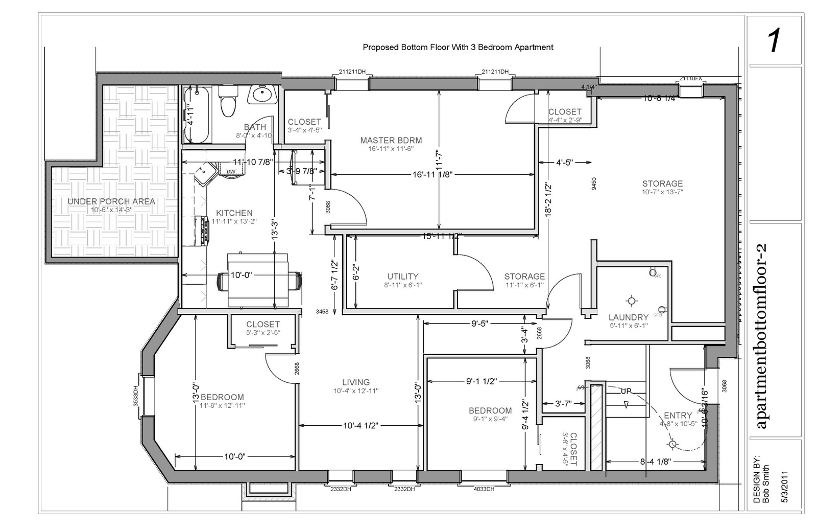 House Plans 2 Bedroom Basement Apartment