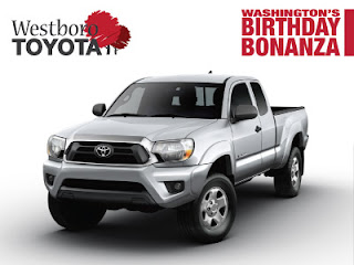 Washington's Birthday Bonanza Toyota Tacoma