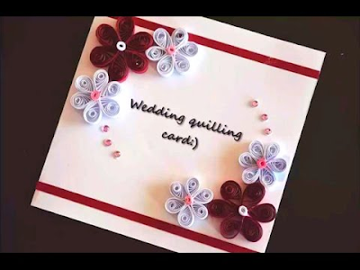 Wedding quilling card designs 2015 online - quillingpaperdesigns