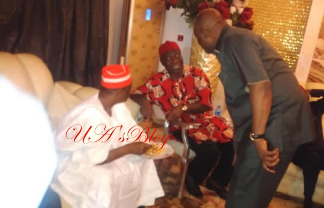 BREAKING News: Saraki Leads Senators To Ekweremadu's Home (Photos)