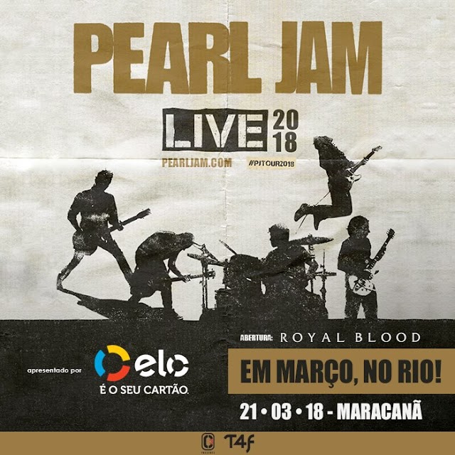 Pearl Jam confirma show solo no Rio De Janeiro