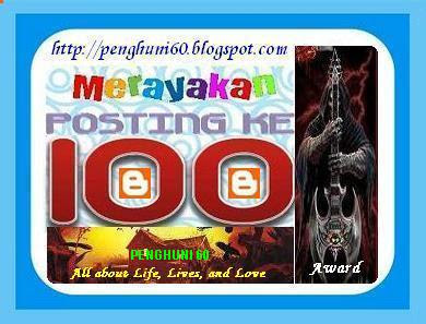 Award 100 Posting Penghuni 60