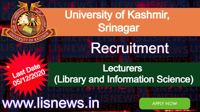 Lecturers at University of Kashmir, Srinagar