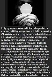 Nie potrzebujesz księży i hostii do przebaczenia, zbawienia część 2 - pseudo-duchowa hostia nie przynosi nie umacnia Chrystusowego charakteru i chrześcijańskiego życia