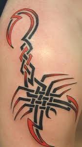 Tribal Scorpion Tattoo Design