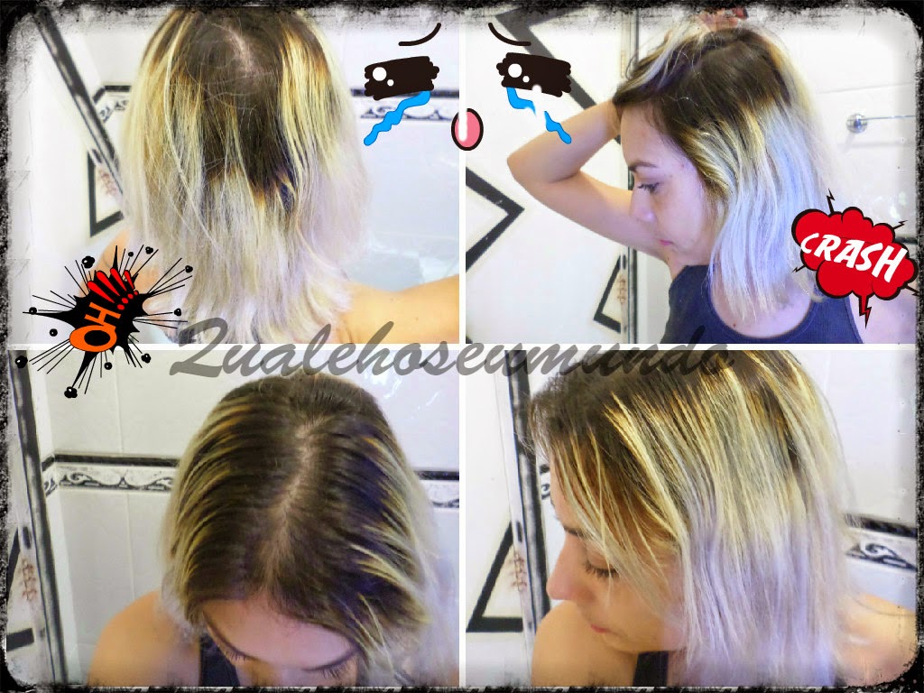 Imagens de como fazer luzes no cabelo em casa