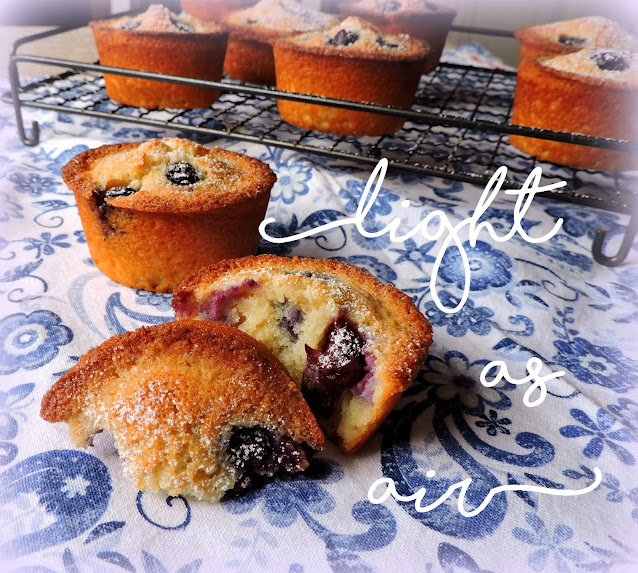 Blueberry, Lime & Coconut Friands