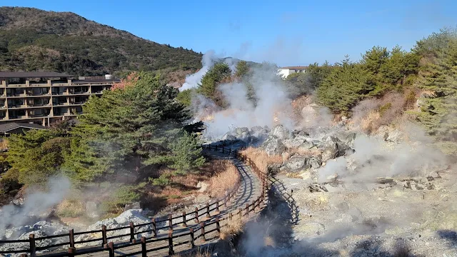 【雲仙観光】おすすめ雲仙地獄めぐりと雲仙新湯温泉館へ