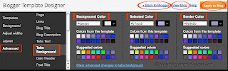 Screenshot to illustrate how to change the Page Tabs background at Blogger Template Designer - Step 5