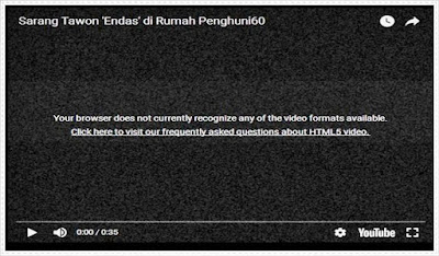 Solusi Video Youtube Tidak Tampil di Browser Terkait HTML5