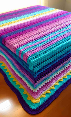 Crochet blanket tutorial