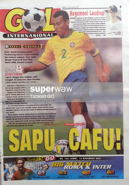 GOL INTERNASIONAL: SAPU CAFU!