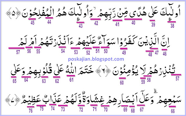 Hukum Tajwid Surat Al-Baqarah Ayat 1-10 Lengkap Penjelasannya