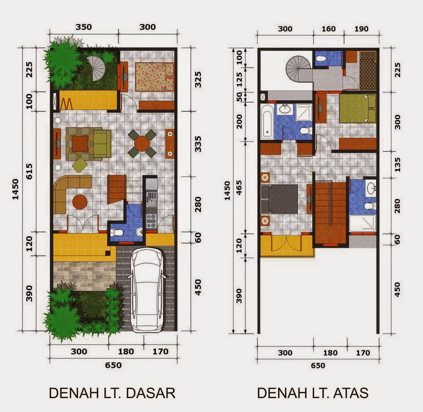 Desain Rumah Minimalis  1 Lantai Dan Denah Gambar  Foto Desain Rumah