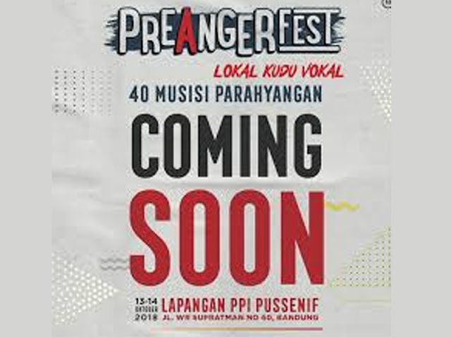  Preanger Fest Digelar 13-14 Oktober 2018 di Lapangan PPI Bandung