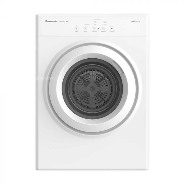 Panasonic NH-E80JA1WPH 8.0 Kg Front Load Tumble Electric Vented Dryer