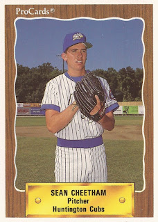 Sean Cheetham 1990 Huntington Cubs card