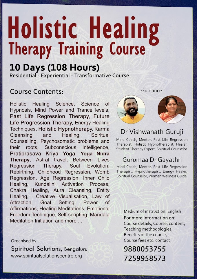 Holistic Healing Therapy Training Course