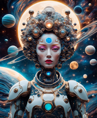 Robot Girl of Nebula Fragments