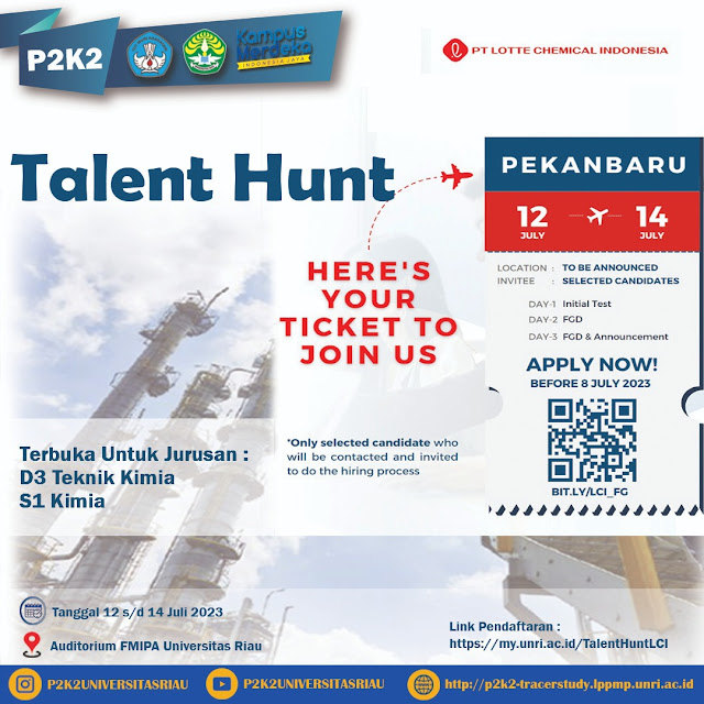 Talent Hunt PT Lotte Chemical Indonesia