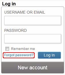 Forgot password