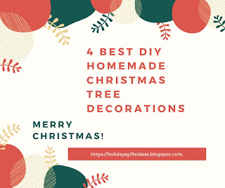 DIY Homemade Christmas Tree Decorations