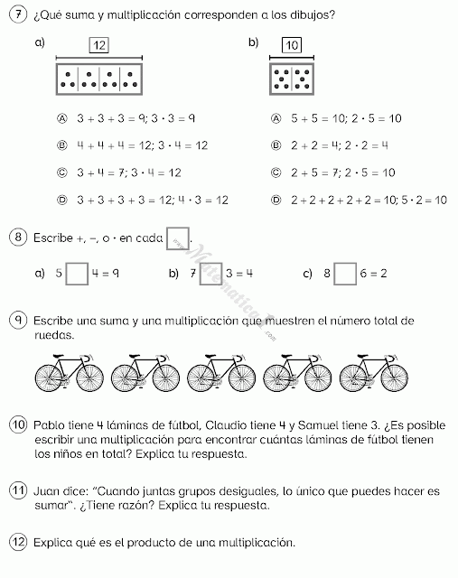 Unidad 3 Mate. A Multiplicar - Lessons - Tes Teach