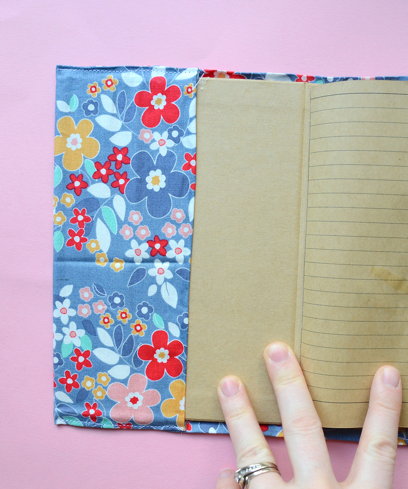 How to make a fabric book cover 
