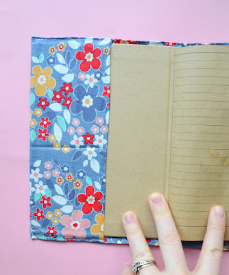 how to make a fabric book cover without sewing