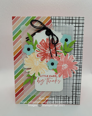 stampin' up, color and contour bundle, pattern party DSP