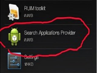 search aplication provider