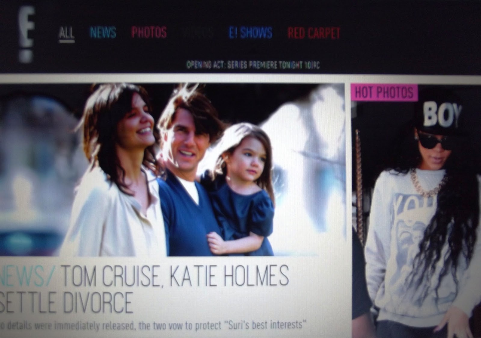 TV with Thinus: E! Entertainment unveils its new eonline website; new ...