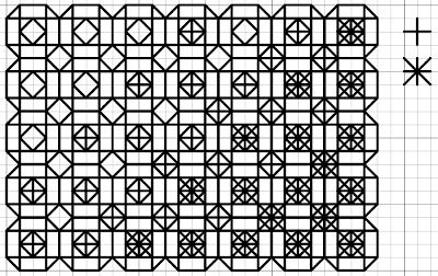 free blackwork patchwork fill pattern