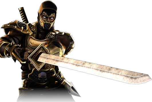 sub zero vs scorpion. mortal kombat scorpion