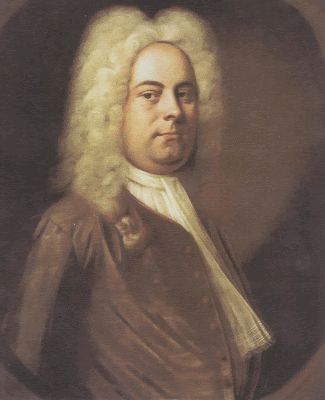 Retrat de G.F. Händel, per Baltassar Denier (1727)
