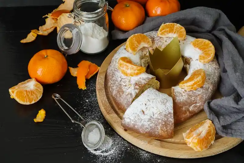 Citrusy Tangerine Celebration Cake