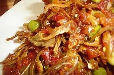 Gambar Resep Terong Balado Udang Rebon Sederhana