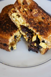 Egg and Sausage Grilled Cheese: Savory Sweet and Satisfying