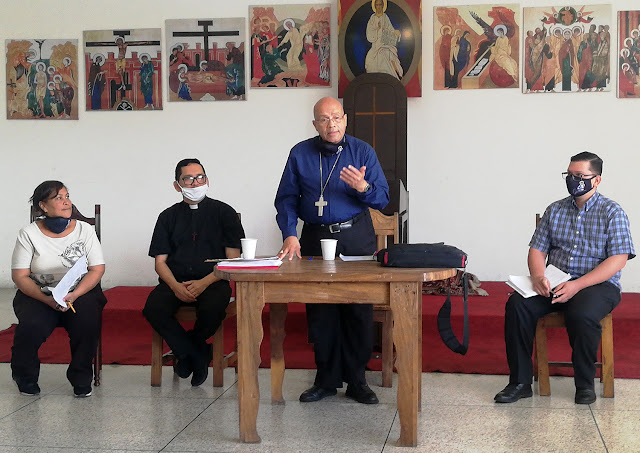MONS Gustavo García Naranjo encabeza la Comisión Organizadora TOMA DE POSESIÓN MONS Tulio Ramírez como Obispo de Guarenas - 11 ENE 2021 - @GuardianCatolic